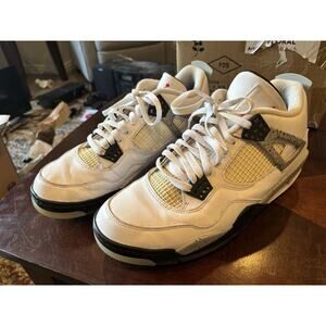 Nike Air Jordan 4 IV Retro Golf Shoes White Cement CU9981-100 Men’s Size 10.5